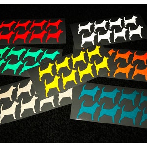Veloviz Reflective Dog (SMALL) Die-Cut Vinyl Cargo Bike Stickers Decals