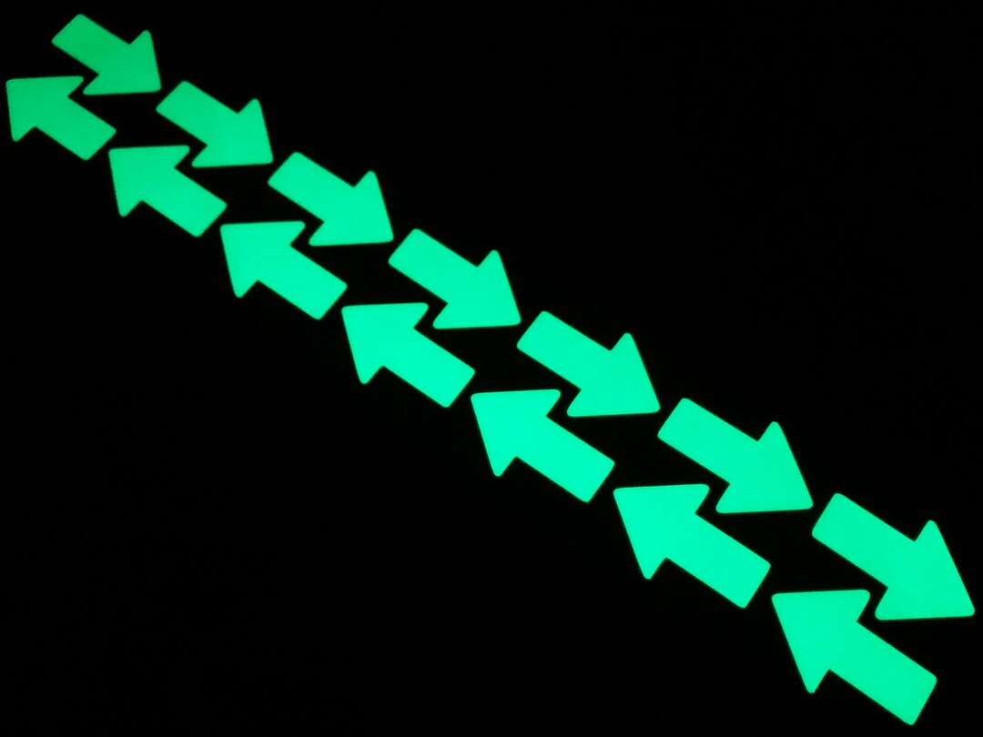 Glow In The Dark ARROW (L) Stickers Peel And Stick Light Switch - Foto 7