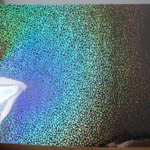 Holographic A4 Sheet - Silver Sparkle Effect - Self Adhesive Vinyl Sticker Sheet, celestial
