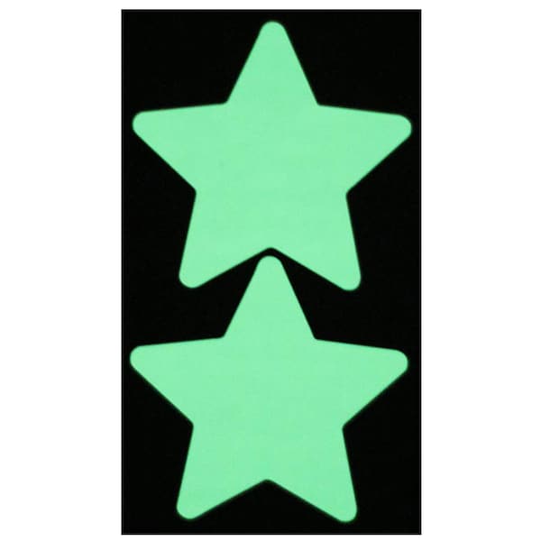 Glow In The Dark Stars (XL) Stickers Decals - Peel and Stick Stickers!