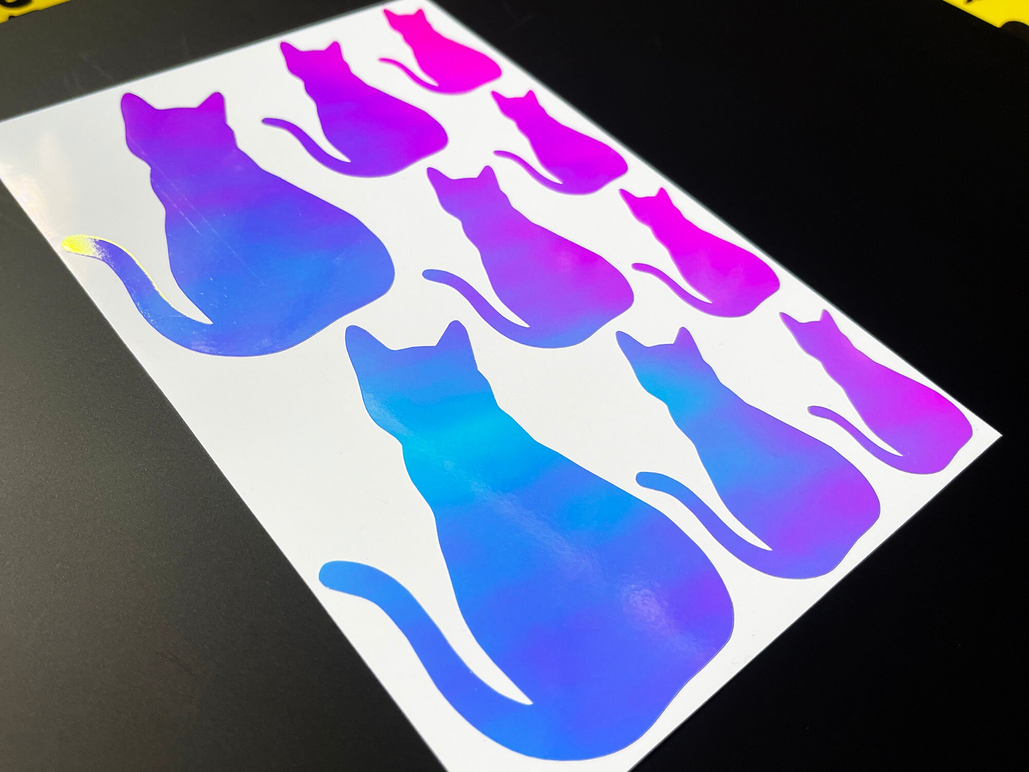 Opal Ras Sticker Cats (assorted) OPAL Glow in the Dark Stickers Peel and Stick Light ...