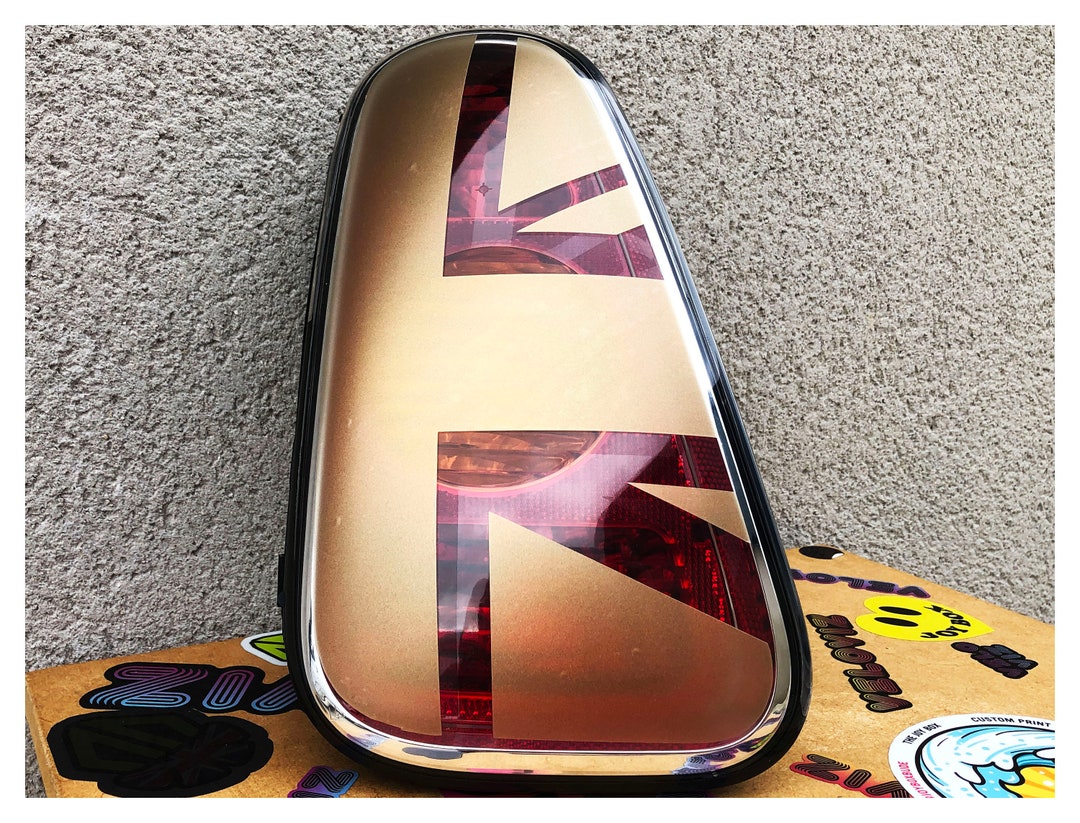 Gold Etch Union Jack Rear Tail Light Cooper Accessory Stickers Decals for MINI R53 R52 R50 Etsy