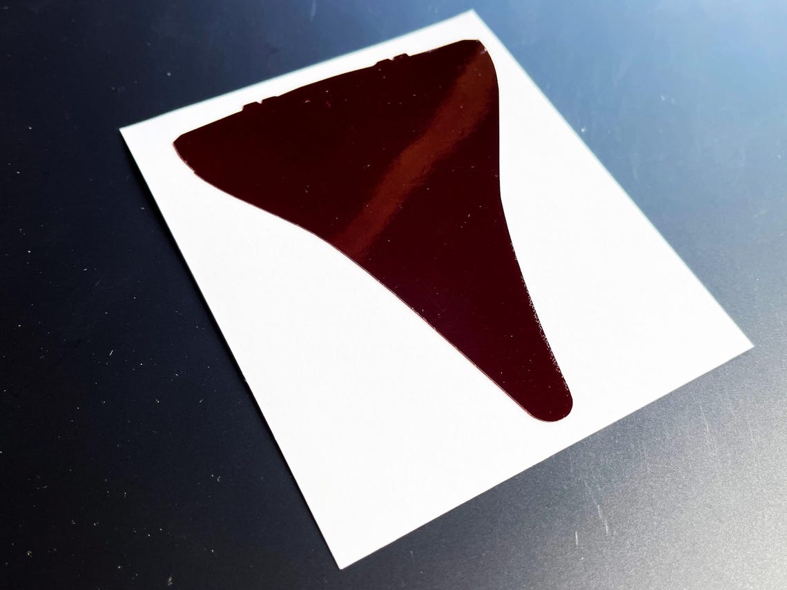 Reflective STEALTH RED Underseat Reflector Sticker Accessory for ...