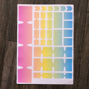 Fietsframe bescherming tape sticker sticker vinyl film voor mtb bmx e-bike pastel vervagen: