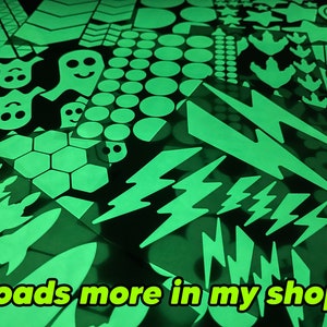 Glow In The Dark ARROW (L) Stickers Peel And Stick Light Switch - Foto 9