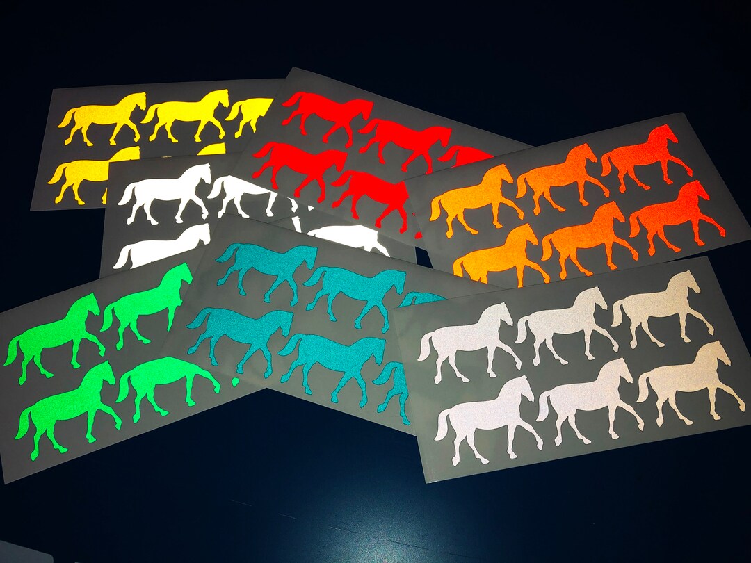 Veloviz Reflective Ghost (SMALL) Die-cut Vinyl Cargo Bike Stickers Decals