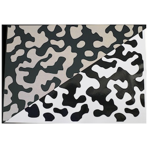 A4 Sheet CAMOUFLAGE Reflective Die-Cut Vinyl Stickers Decals - Motorcycle Car Bike Motorbike Caravan Trailer Motorhome Camper Truck