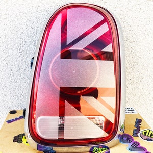 Etch Union Jack Rear Tail Light Cooper Accessory Stickers Decals for MINI F60 COUNTRYMAN