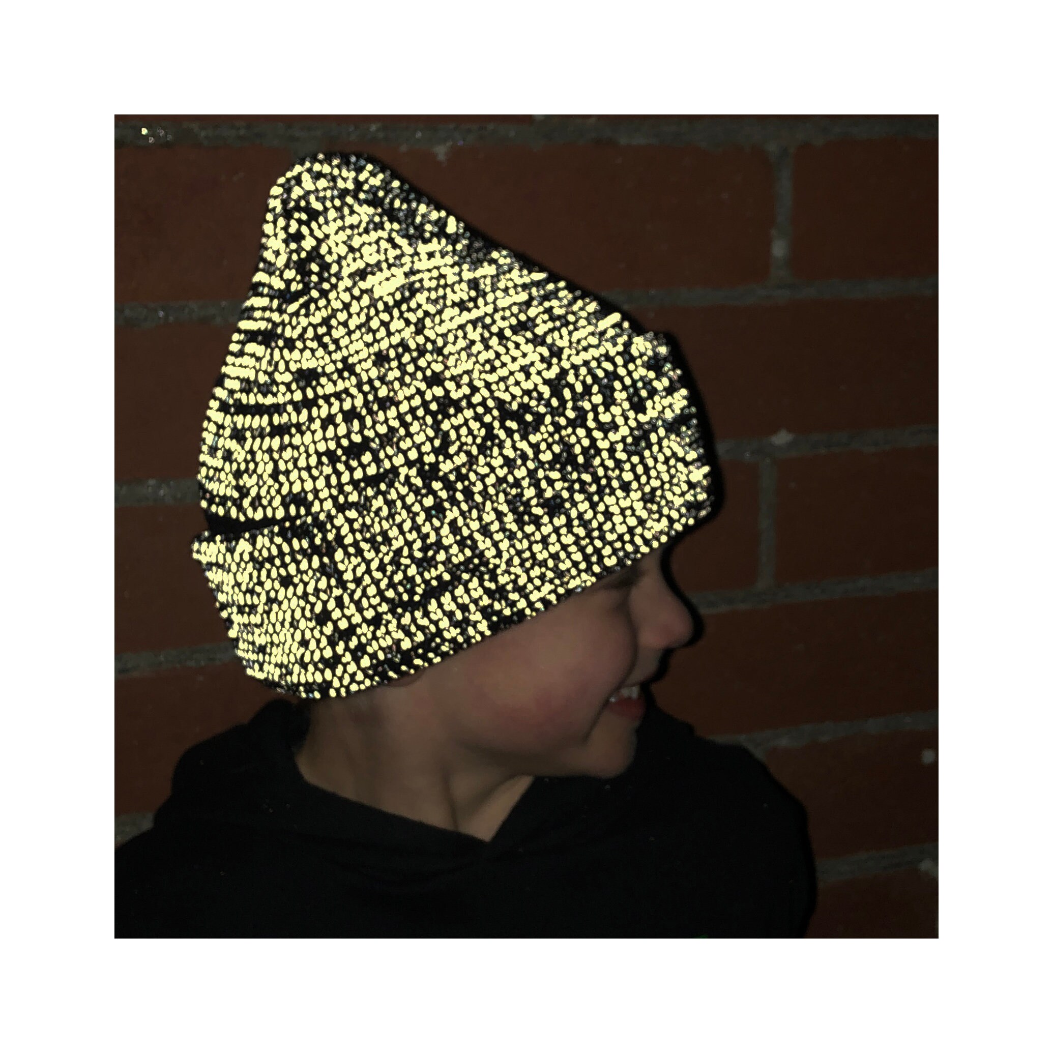 reflective bobble hat