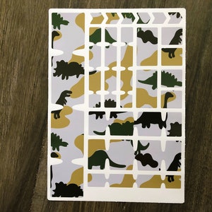 Bicycle Frame Protection Tape Decal Sticker Vinyl Film for MTB BMX EBIKE Dinosaur camo