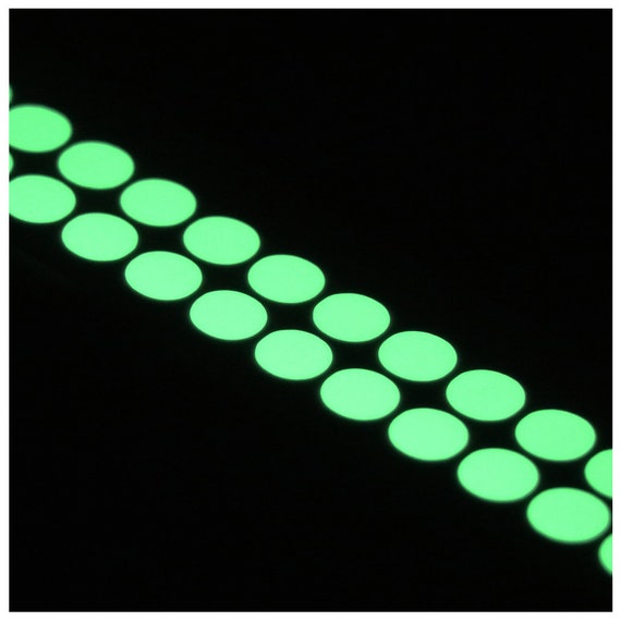 Circles Glow in the Dark Light Switch Sticker Peel and Stick