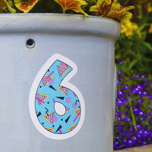 2 LARGE Wheelie Bin Number Stickers With Cat Design 30cm/ Etsy
