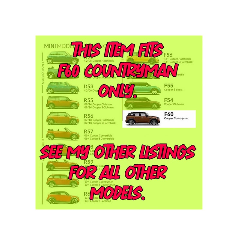 Etch Union Jack Rear Tail Light Cooper Accessory Stickers Etsy