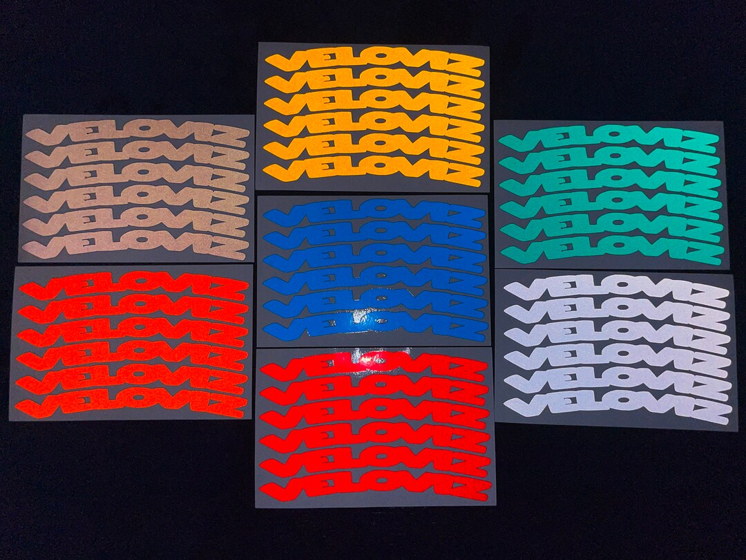 Veloviz Reflective GEOMETRIC (XL) Die-Cut Vinyl Cargo Bike