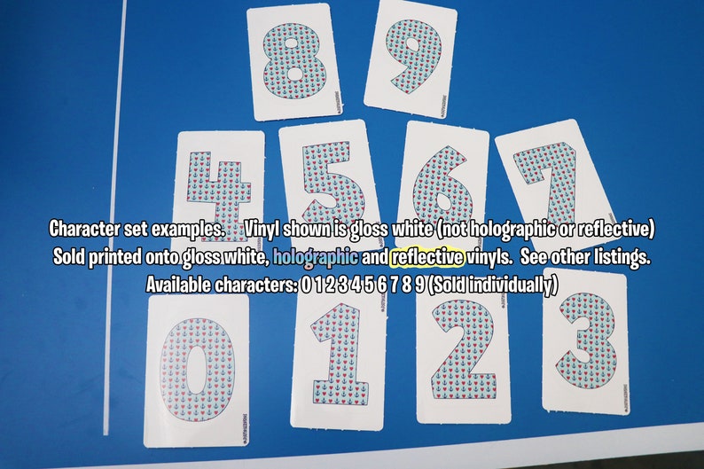 Details about   Number Letter Home Wheelie Bin Bright Reflective Sticker Waterproof Colourfull 