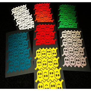 Veloviz Reflective Ghost (SMALL) Die-Cut Vinyl Cargo Bike Stickers Decals