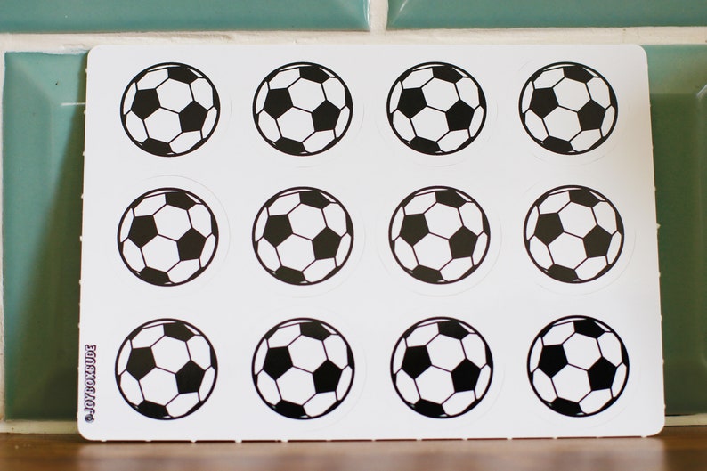 Football Self Adhesive Peel Away Sticker Sheet. - Etsy