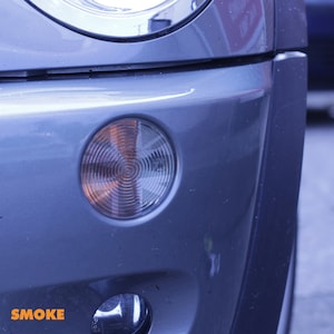 Smoke Union Jack DRL Light Cooper Accessory Sticker Decal for MINI R50 R52 R53
