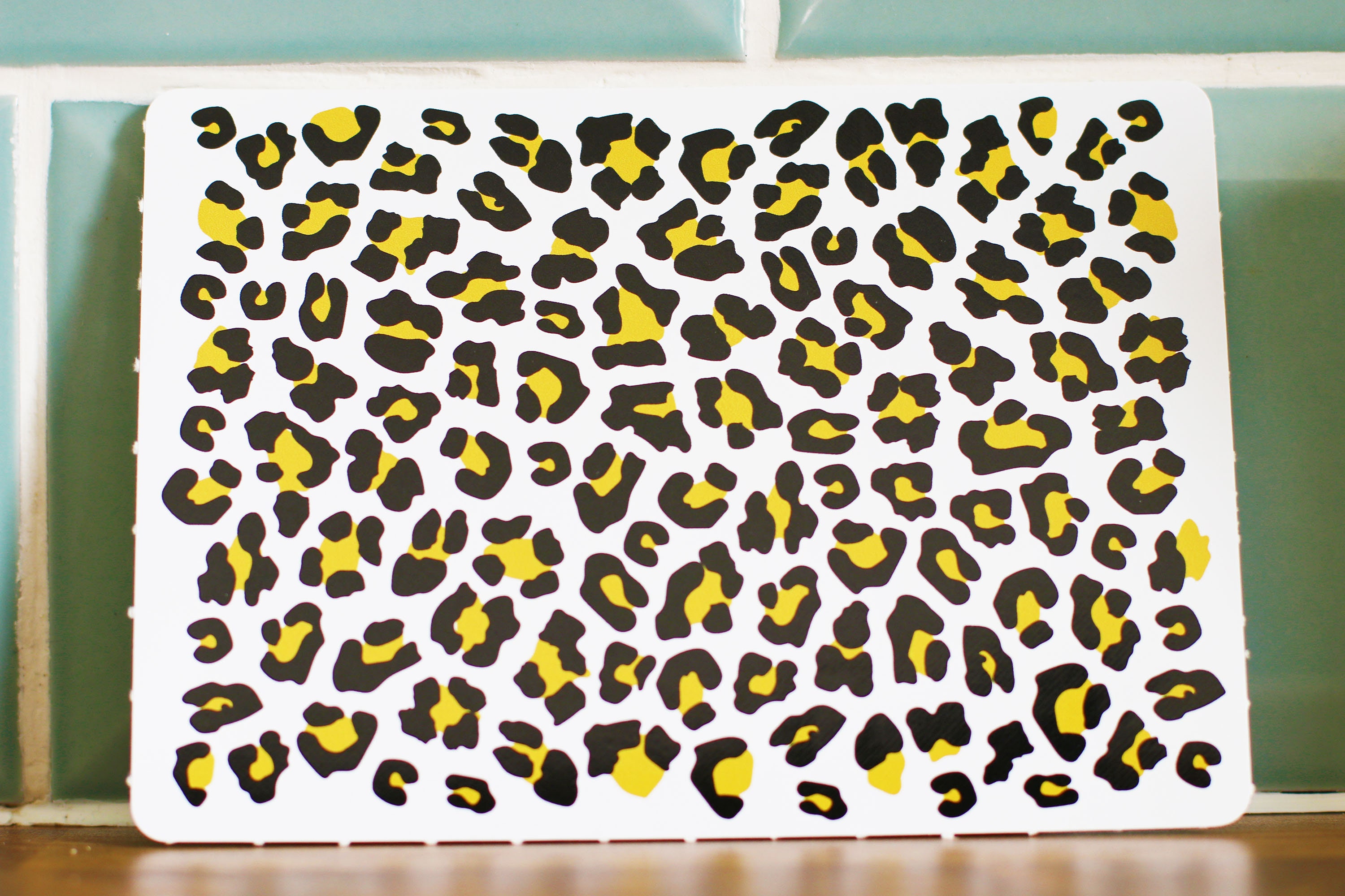 Leopard Print Self Adhesive Vinyl Sheet. - Etsy UK