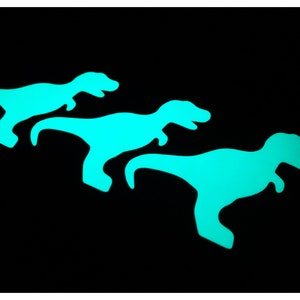 Chrome Dino Glow-in-the-Dark Sticker