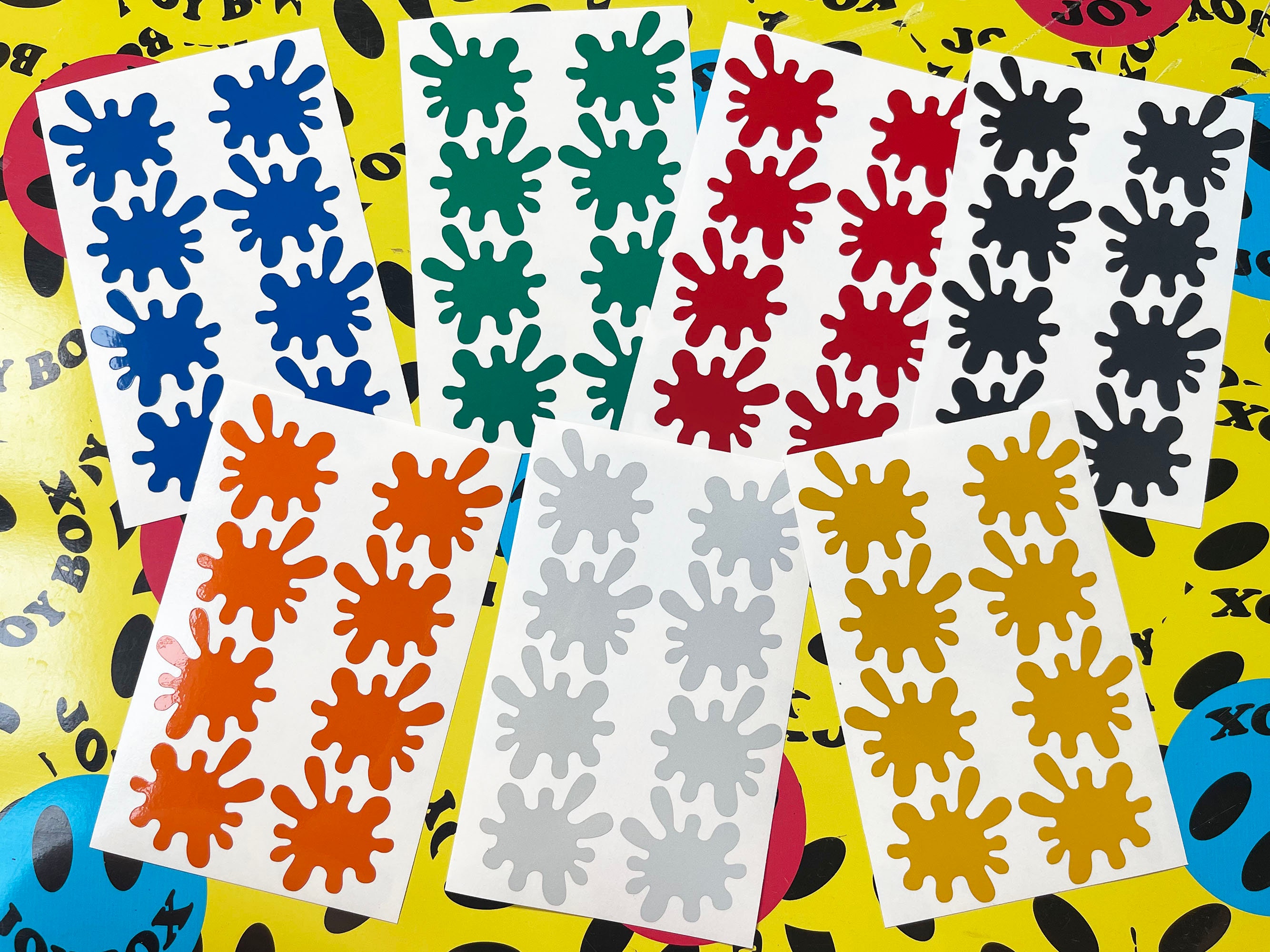 WHITE STANDARD™ stickers casque réfléchissants WHITE STANDARD™ stickers casque réfléchissants