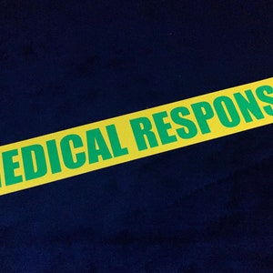 Reflective 30cm MEDICAL RESPONSE SOLO Ambulance Medical Medic Paramedic Truck Car Stickers Reflector