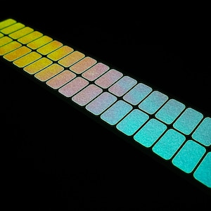 Glow In The Dark OPAL Rocker Rectangle Light Switch Stickers x34
