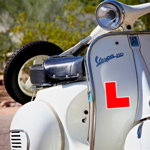 Minimalist Learner L Plates For Motorcycle Moped Scooter Quad Car Van Truck