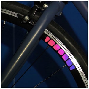 Veloviz REFLECTIVE Blob Bike Wheel Rim Stickers Decals