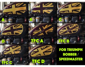 Union Jack Tank Sticker Decal Accessory For Triumph Bobber Speedmaster
