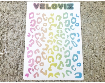 Veloviz Reflective Butterfly (SMALL) Adesivi per bici da carico in vinile fustellato decalcomanie - Italia