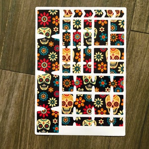 Bicycle Frame Protection Tape Decal Sticker Vinyl Film for MTB BMX EBIKE Sugar Skulls 6