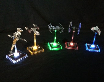 Kit de mise à niveau LED pour socle de vaisseau X-Wing Miniatures Star Wars