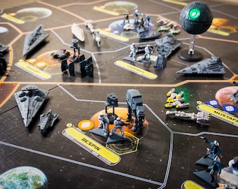 Star Wars Rebellion Painted w/ LED Death Star