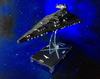 Star Wars Armada: Imperial Star Destroyer LED and Fiber Optics Modification