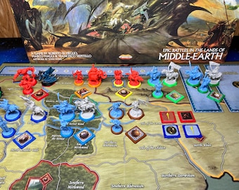 Bases de miniaturas a color para la 2ª edición de La Guerra del Anillo