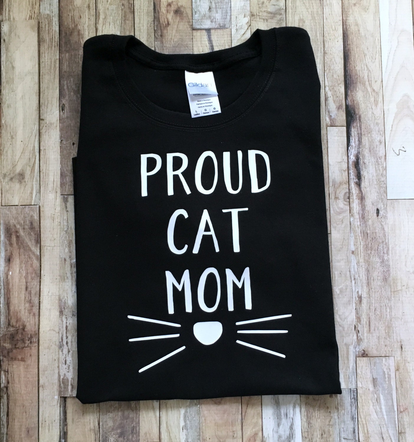 Proud Cat Mom Womens Shirt Etsy