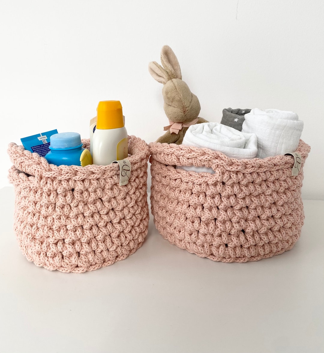 Utensilo Changing Table, Storage Basket, Changing Table Basket, Basket With Handles Etsy