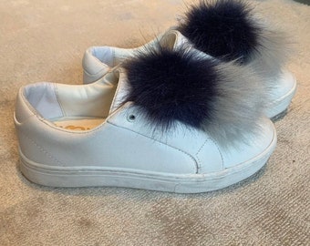 Sam Eledman trainers with fur