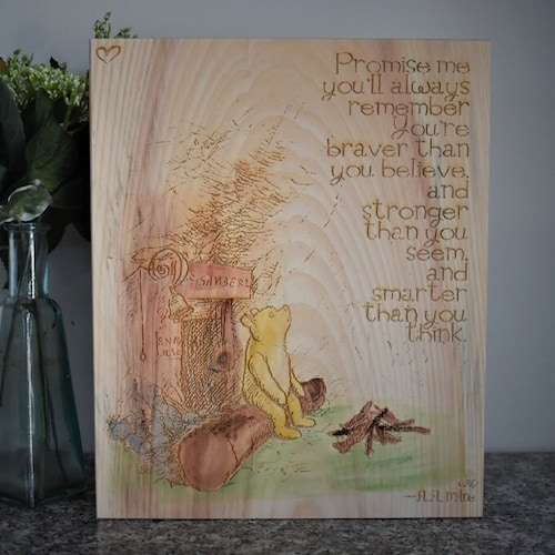 Winnie The Pooh Promise Me You Ll Always Remember Etsy