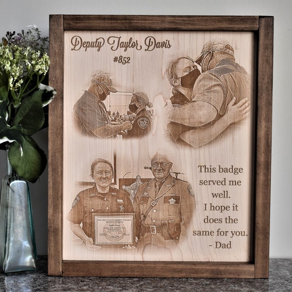 Custom Wood Sign With Your Photograph, Quality Made of Wisconsin Hardwood