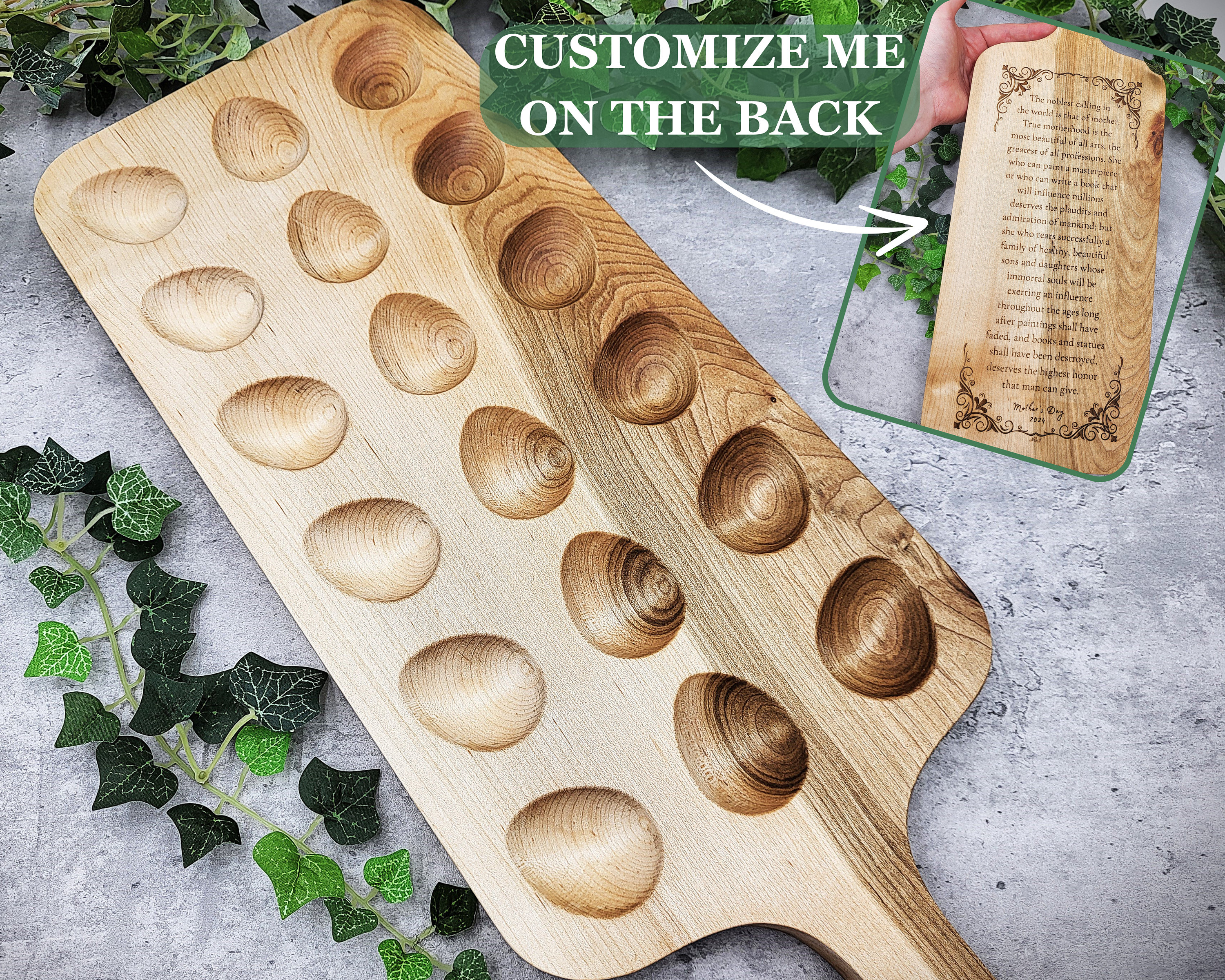 Deviled Egg Tray and Platter, Customized Tray for Eggs, Personalized Kitchen Gift