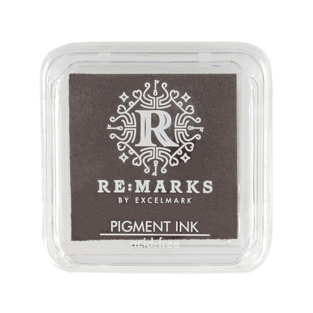 ReMarks Brown Pigment Ink Pad Small Ink Pad Brown Ink Pad Etsy