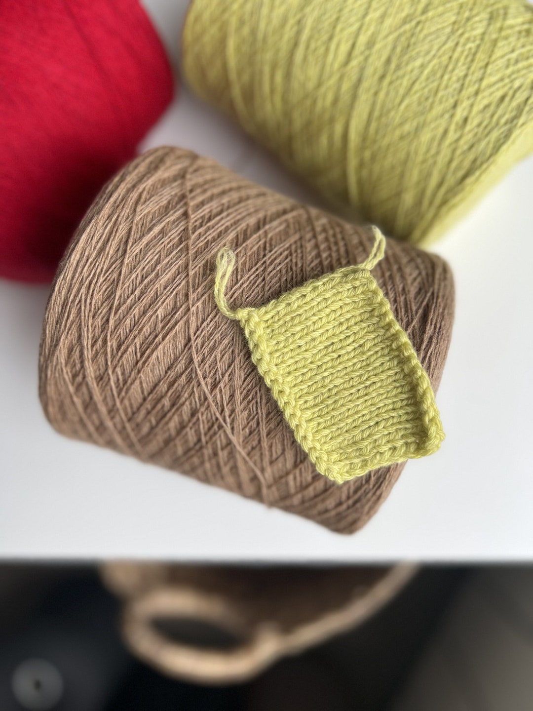 Italian Cashmere Merino Yarn Cone Premium Wool for Knitting & Crochet