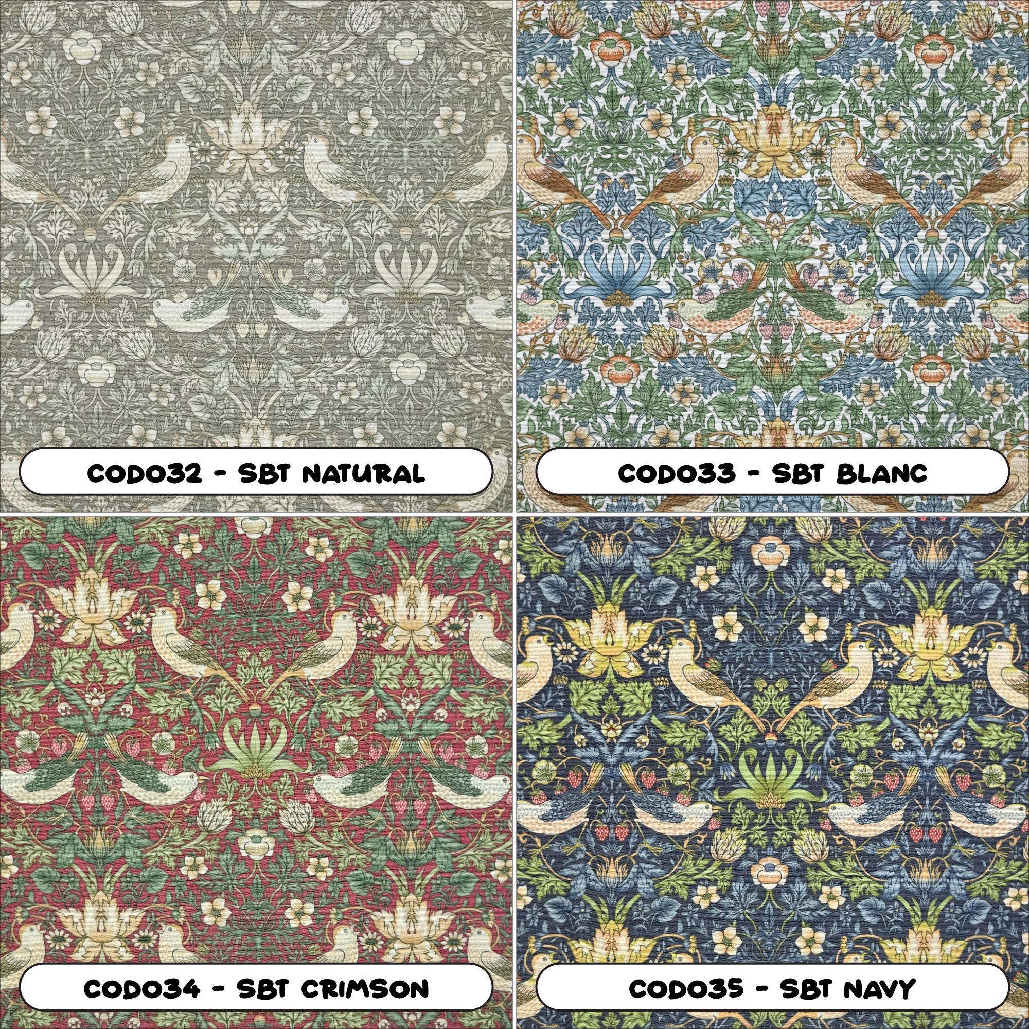 William Morris Water Repellant Outdoor Fabric Durable & UV