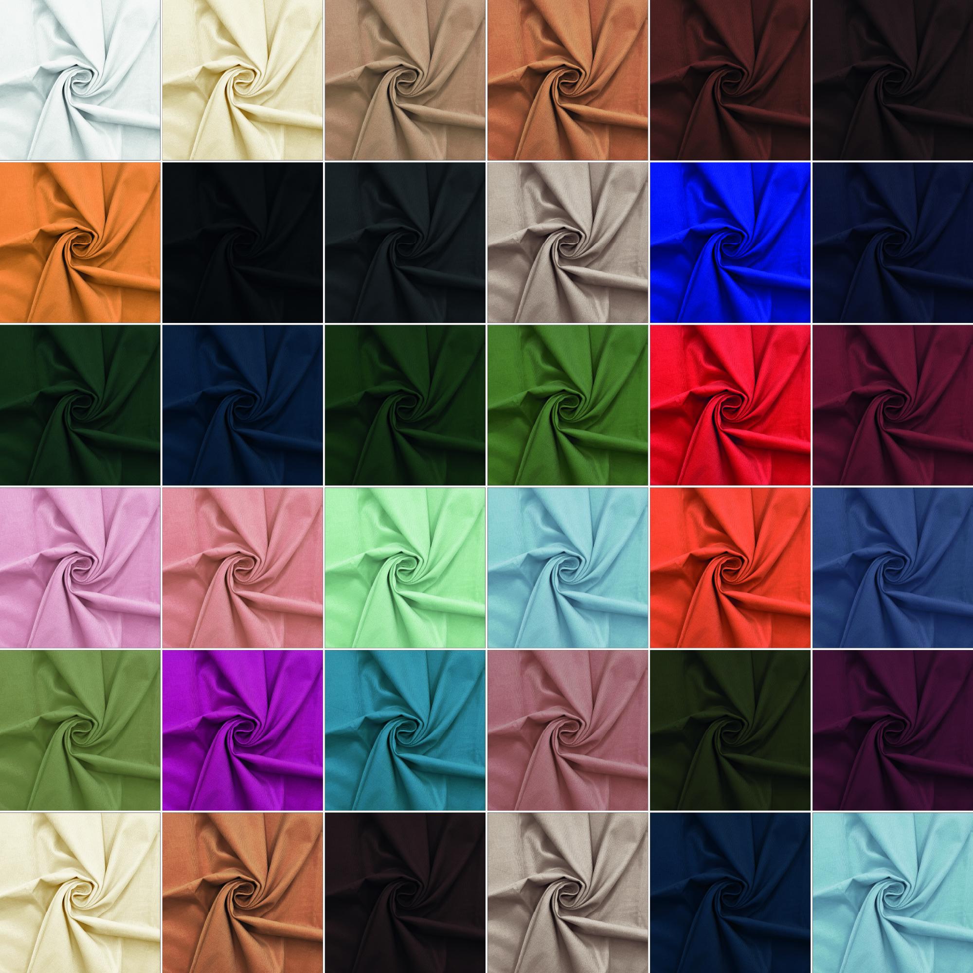 100% Cotton Needlecord Corduroy Fabric 21 Wale 146cm Wide - Dress Craft ...