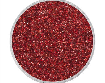 24 Holographic Colours Fine Glitter Dust Nails Art Face Body Eye Shadow Craft (Holographic - Fresh Red - LB306)