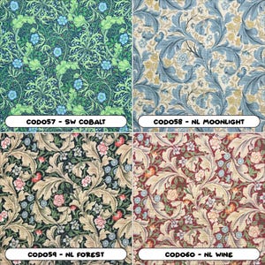 William Morris Wasserabweisender Outdoor Stoff Langlebig & UV beständig 150cm breit Bild 8