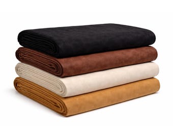 Faux Suede Fabric Soft Polyester Upholstery Dress Craft Material 150cm wide