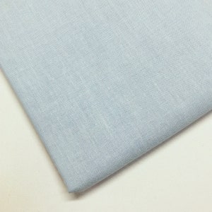 100% Pure Cotton Baby Light Blue Solid Plain Coloured Craft Fabric 150cm wide